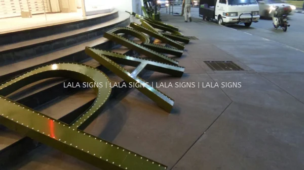 OUTDOOR 3D LED LETTERING THROUGH-HOLE PIXEL SUPPLY AT KOTA DAMANSARA ...
